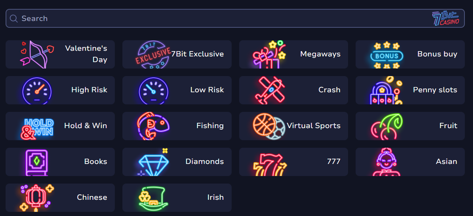 7bitcasino bitcoin games